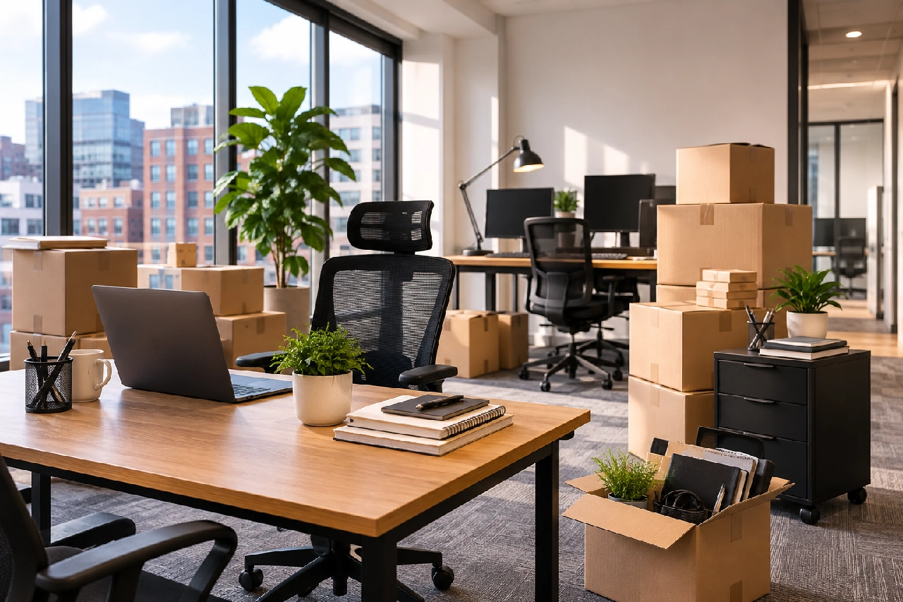 Temporary Office While Moving