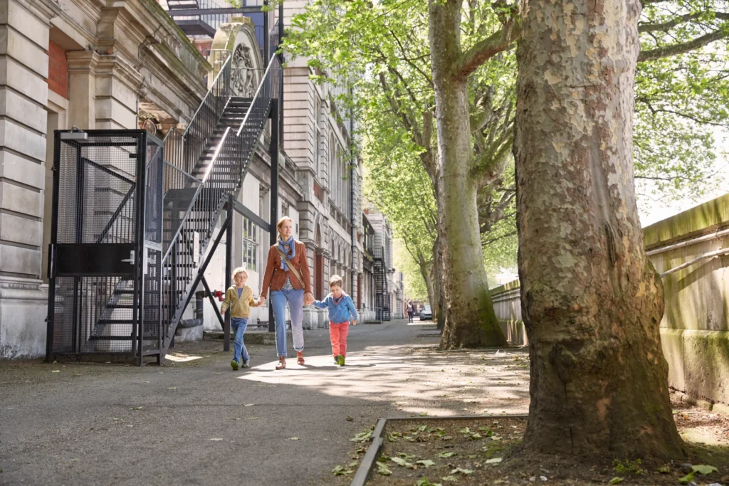 Worcester MA neighborhood street perfect for families moving from Boston