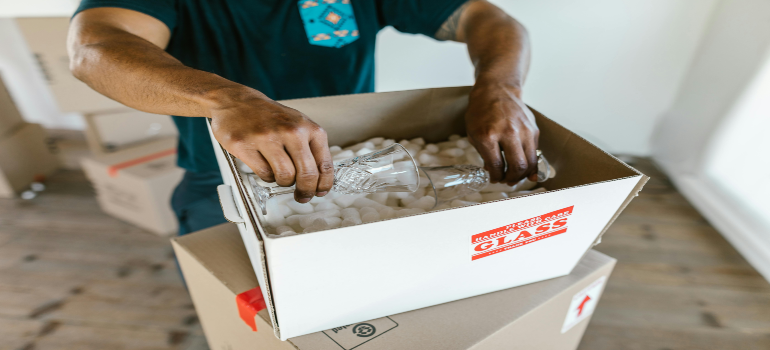Choose a local moving company in Boston that offers personalized packing services.